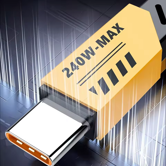 Кабель 5 в 1 240W швидке заряджання Micro USB + Type-C + Lightning 1.2 м для iPhone Huawei Xiaomi | Зображення 2