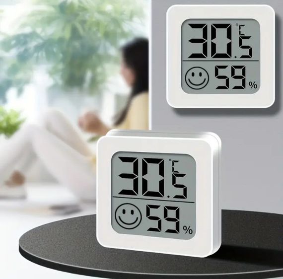 Міні РК-цифровий термометр і гігрометр — портативний вимірювач температури та вологості для дому та вулиці | Зображення 9
