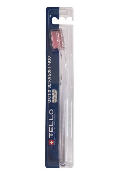 Зубна щітка Tello 4920 Soft, d 0.12mm, пудровий