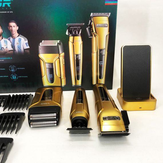 Машинка для стрижки на акумуляторі VGR, Акумуляторний універсальний тример для стрижки NQ-61 | Зображення 3