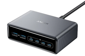 Мережевий зарядний пристрій Anker GaNPrime Charger - 200W, 4xUSB-C PD & 2xUSB-A Black