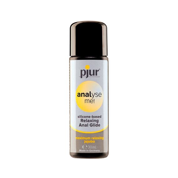 Анальна змазка pjur analyse me! Relaxing jojoba silicone на силіконовій основі з олією жожоба, 30 мл