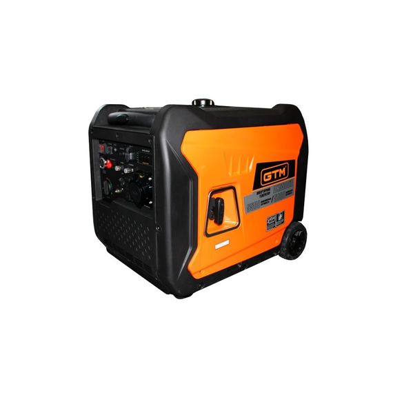Генератор электроэнергии инверторный с электростартером GTM DK5500i (5.0/5.5 кВт, 220 В, 1.5 л/час, 51 кг) | Зображення 1