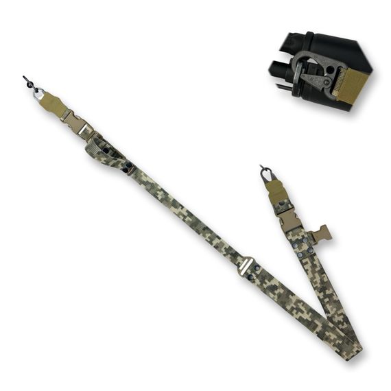 Ремінь збройовий одно/двоточковий RAGNAROK "ODIN" Gen.II carbine Піксель | Зображення 1