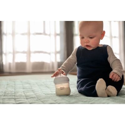 Набір для годування новонароджених Philips AVENT Natural Природний Потік пляшечка 125 мл + пустушка Ultra Air 0-6 міс (SCD837/10) | Зображення 7