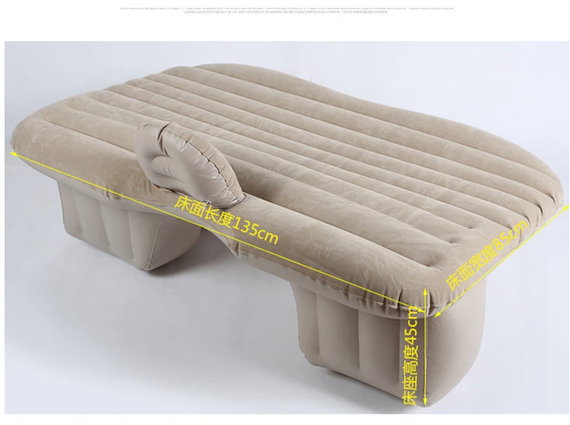 Надувний автомобільний матрац на заднє сидіння з подушками Car mattress | Зображення 2