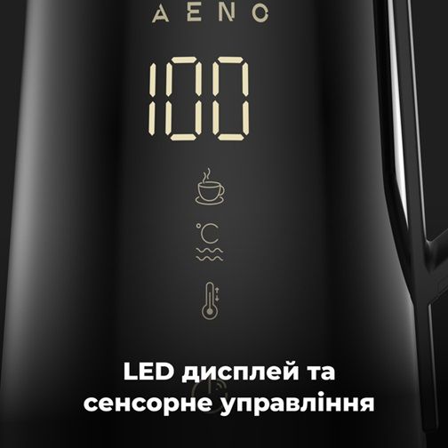 Електрочайник AENO AEK0007S 1.7 л чорний | Зображення 9