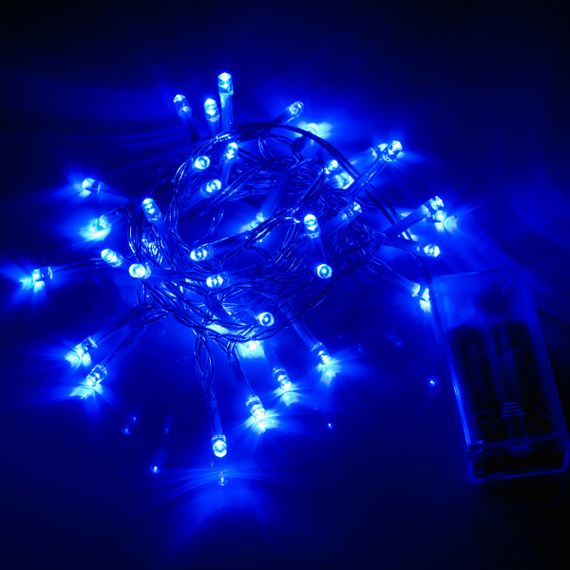 Електрична гірлянда YES Нитка 975056 2.8 м 41 LED синя | Зображення 1