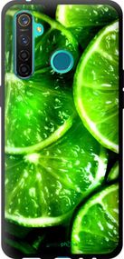 Чохол на Realme 5 Pro Зелені часточки лимона "852b-1861-2448"
