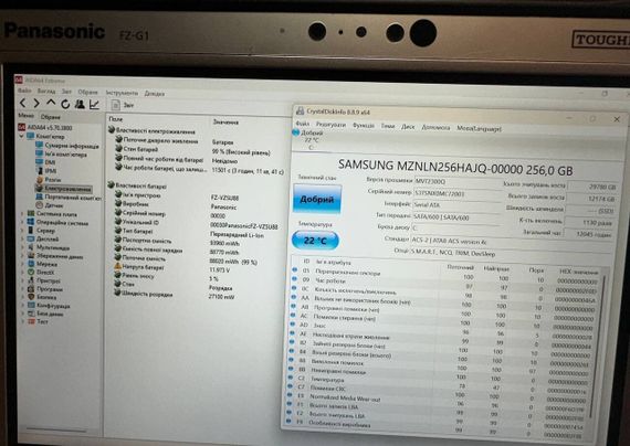 Захищений планшет Panasonic Toughpad FZ-G1 / 10,1" (1920x1200) IPS Touch / Intel Core i5-7300U (2 (4) ядра по 2,6 - 3,5 ГГц) / 8 ГБ DDR3 / 256 ГБ SSD / Intel HD Graphics 620 / WebCam / Win 11 Pro б/в | Зображення 8