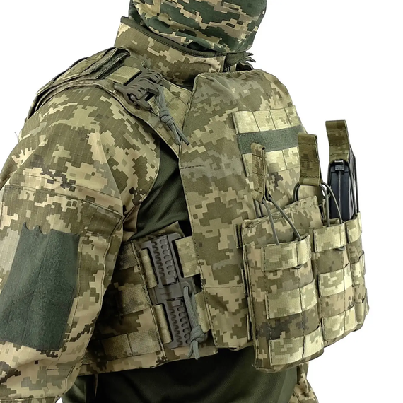 Підсумок м'який для одного магазину АК IRR Cordura 500 D Піксель ММ-14 (pixel) | Зображення 3