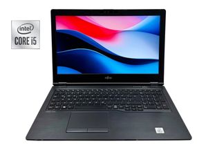 Ультрабук Fujitsu LifeBook U7510 / 15.6" (1920x1080) IPS / Intel Core i5-10210U (4 (8) ядра по 1.6 - 4.2 GHz) / 16 GB DDR4 / 2000 GB SSD / Intel UHD Graphics / WebCam б/у