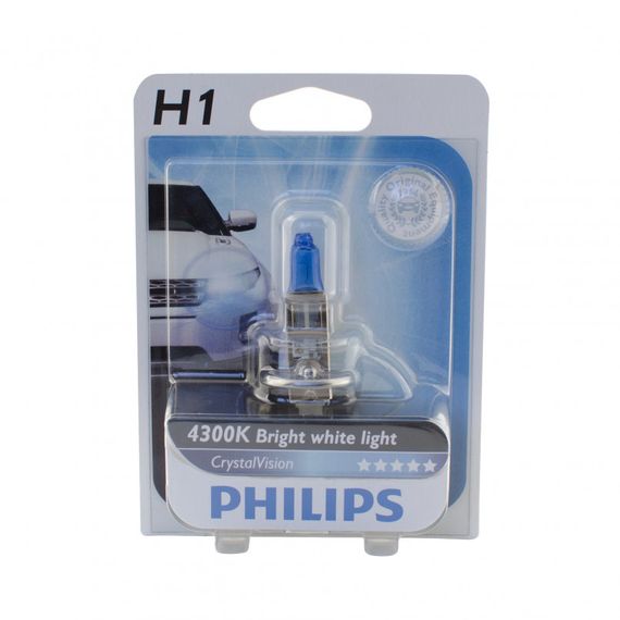 12258CVB1 (PHILIPS) H1 Cristal Vision 12V 55W P14,5s Blst. 1 pc.