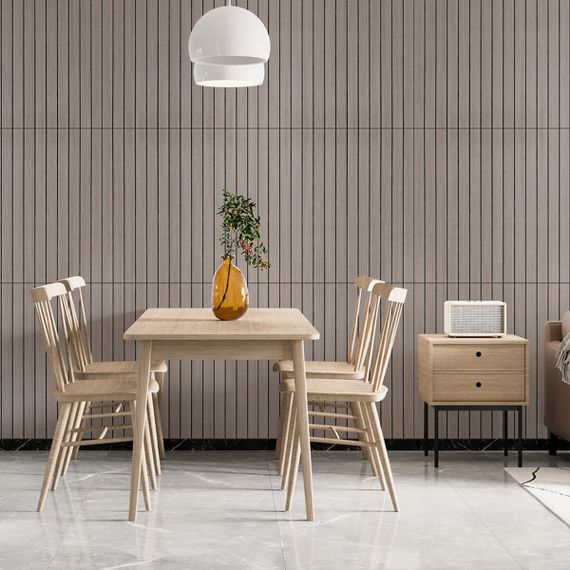 Покриття вінілове самоклеюче 3D рейки 600х600х2,8мм Дуб мокко SW-00002201 | Зображення 5