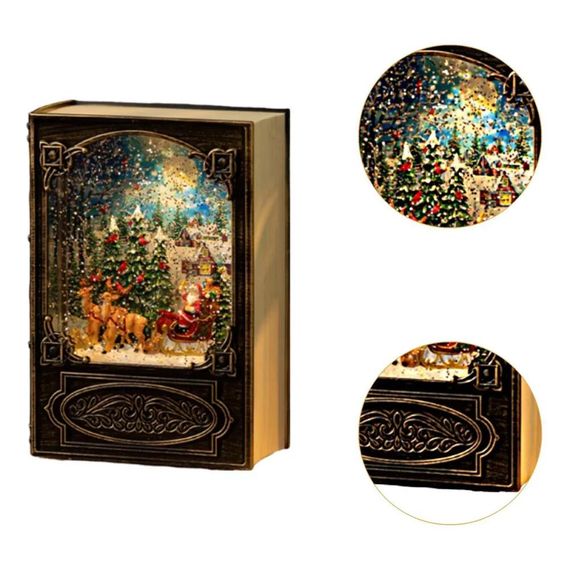 Новий музичний нічник книга XMAS WDL-24023A 19,1 см (47697-10090_818) | Зображення 6