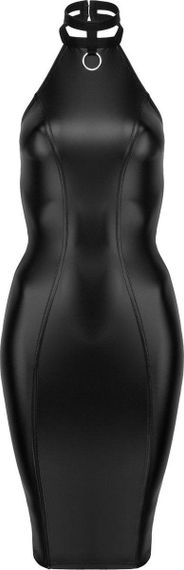 Платье с чокером Noir Handmade F160 из винила, черное, L Sex Aura | Зображення 3