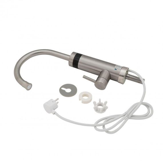 Проточный кран-водонагреватель кухонный для кухни Lidz Warm 060 LDWAR060NKS35881 Nickel | Зображення 5
