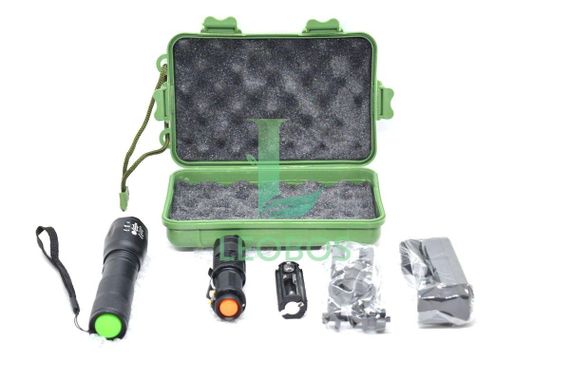 Фонарик фонарь тактический военный 2X CREE XM-L T6 + Q5 ZOOM Польша! | Зображення 8