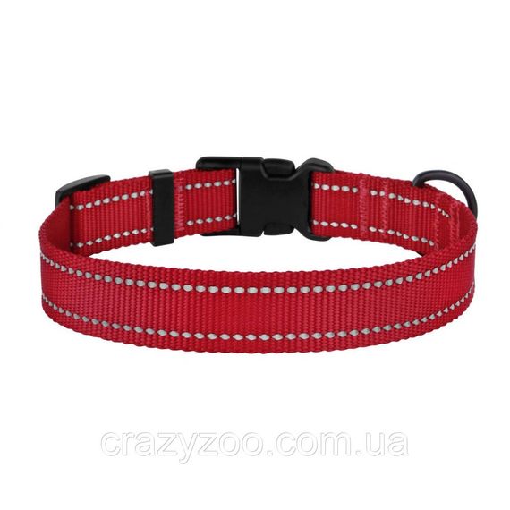 Нашийник для собак BronzeDog Active S нейлоновий червоний 1.6х25-33 см 50/1303/Т | Зображення 2