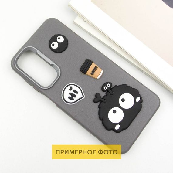 Чохол TPU Leather Toys для Xiaomi Poco X6 / Note 13 Pro 5G Monster / Grey | Зображення 2