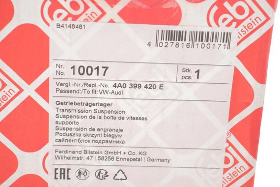 Сайлентблок балки задньої Audi 100 90-94 A6 94-97 R  10017 | Зображення 3