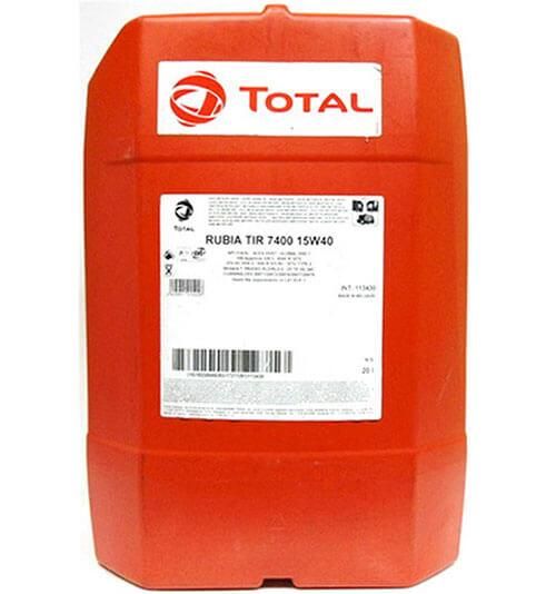 Моторна олива TOTAL RUBIA TIR 7400 15w40 20л