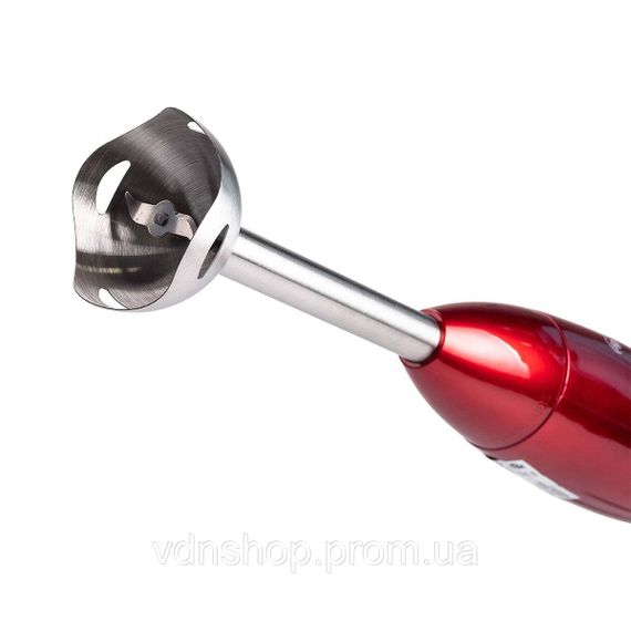 Ручной блендер погружной 600 Вт портативный электрический многофункциональный Красный Sokany SM-5011 | Зображення 5