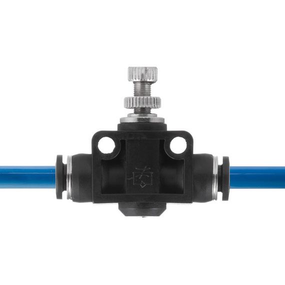 Цангове пряме з'єднання з регулятором, для поліуретанових та ін. шлангів 6*6 мм INTERTOOL PT-2396 | Зображення 3