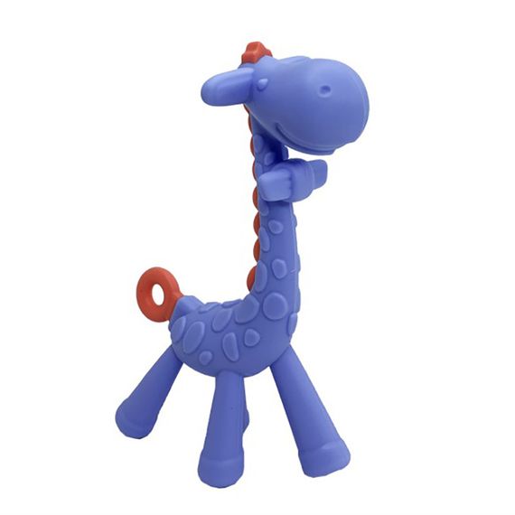 Силіконовий прорізувач "Жираф" MGZ-0416(Violet) у футлярі