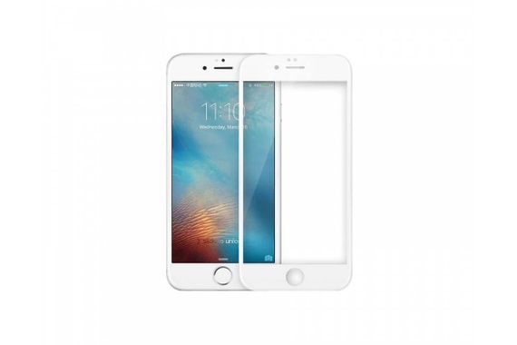 Захисне 3D скло iMax iPhone 6 Plus/6s Plus Біле | Повне покриття |айфон 6/6с плюс