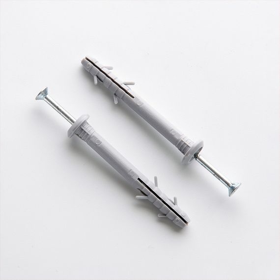 Дюбель-гвоздь быстрого монтажа 6*80 грибок (пач 100шт) полиэтиленовый APRO | Зображення 2