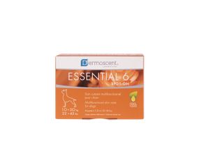 Краплі для здоров'я шкіри та вовни у собак середніх порід Dermoscent Essential 6 spot-on, 4 шт