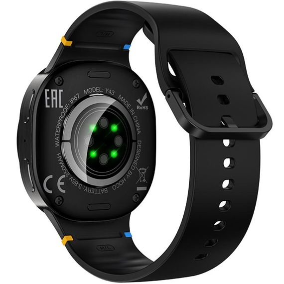 Смарт-годинник Hoco Y43 Amoled Smart sports watch (call version) Black | Зображення 2