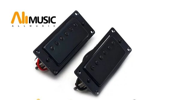 Пара чорних синглів P 90 датчики для електрогітари Fender Gibson Cort Ibanes Shur LTD ESP хамбакери