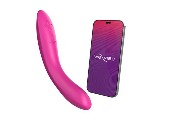 Вібратор We-Vibe Rave 2 Twisted Pleasure Pink з подвійною стимуляцією G-точки, 10 режимів вібрації та дистанційним керуванням | Зображення 1