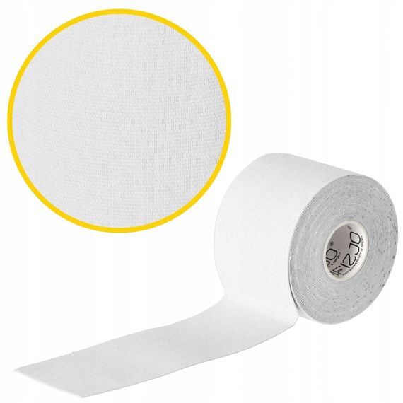 Стрічка кінезіологічна (кінезіо тейп) 4FIZJO 5 см x 5 м 4FJ0544 White (P-5907739318831) | Зображення 3