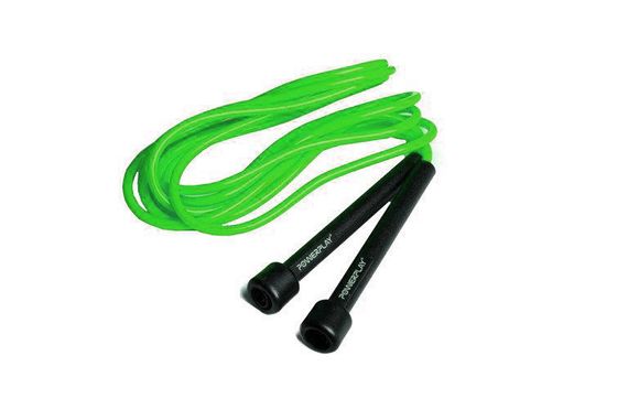 Скакалка PowerPlay 4201 Basic Jump Rope Зелена (2,8m.) | Зображення 1