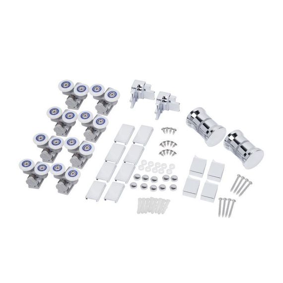 Душова кабіна Qtap Pisces CRM109-11SP5 90-105x90-105 см, скло Pear 5 мм без піддона | Зображення 6