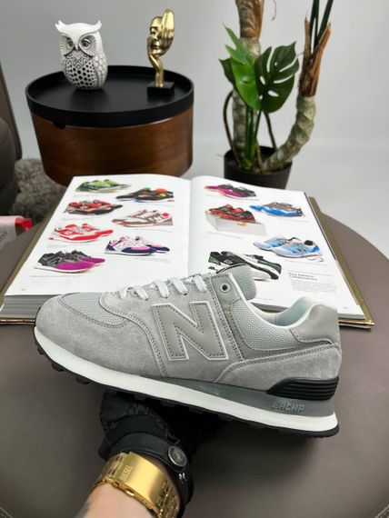 Мужские кроссовки New 574 Light Grey Black Динаміка твого стилю весна / літо / осінь A4179 46 | Зображення 1