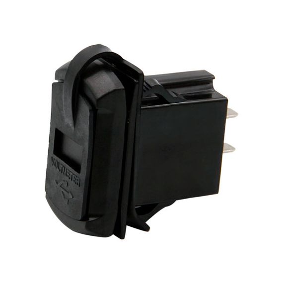 Зарядний пристрій вольтметр для авто 12/24В 4.2A з двома USB-портами, дисплеєм напруги, водонепроникний в штатне місце | Зображення 2