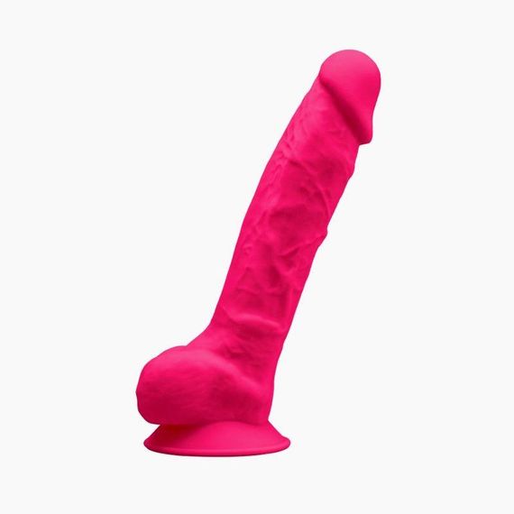Фалоімітатор SilexD Vetus Pink (MODEL 1 size 8in), двошаровий, силікон + Silexpan, діаметр 4,2см sexstyle | Зображення 1