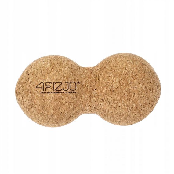 Масажний м'яч подвійний 4FIZJO Lacrosse DuoBall Cork 6.5 x 13.5 см 4FJ0568 (P-5907739319586) | Зображення 2