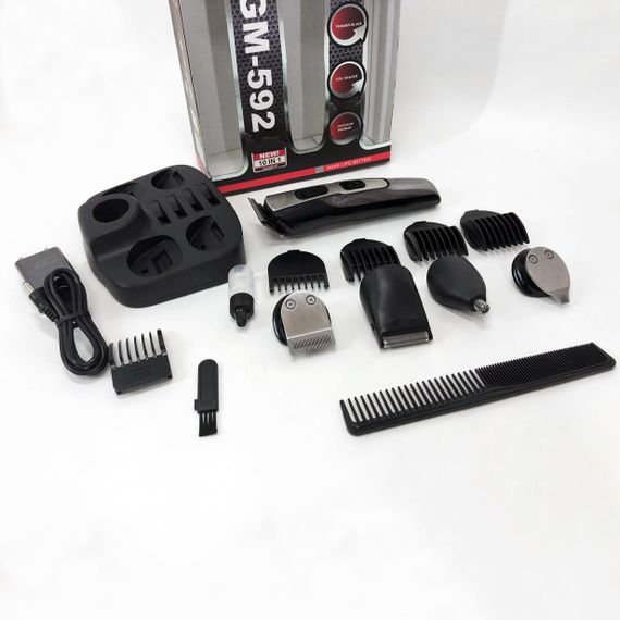 Машинка для стрижки бороді GEMEI GM-592 / Тример бездротової / Машинка для стрижки LR-459 волосся бездротова | Зображення 1