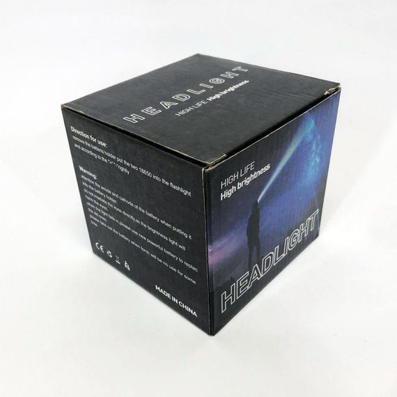 Фонарь налобный X-Balong XQ-219-HP50 аккумуляторный LED zoom с функцией Power Bank 3 режима работы | Зображення 3
