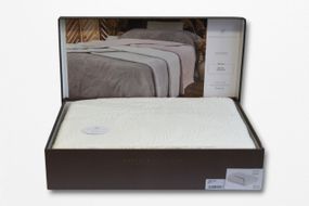 Махрове покривало Pupilla 220 х 240 см Rossi Krem