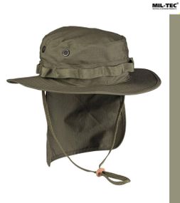 Панама з захистом шиї MIL-TEC British Boonie Ріп-Стоп олива
