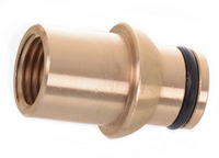 Перехідник латунний 22х1,5‐ зовнішня різьба 3/8 Перехідник латунний М2х1,5‐ 1/4 зовнішня різьба