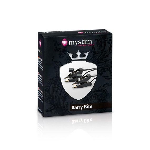 Затискачі для сосків Mystim Barry Bite для електростимуляції, з гвинтовим регулюванням | Зображення 2
