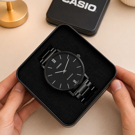 Чоловічий годинник Casio MTP-VT01B-1B | Зображення 6