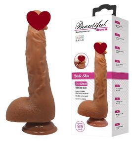 Фалоімітатор на присосці Baile Beautiful JASON 9,4'' Brown, BW-008041NR-1 Sex Aura